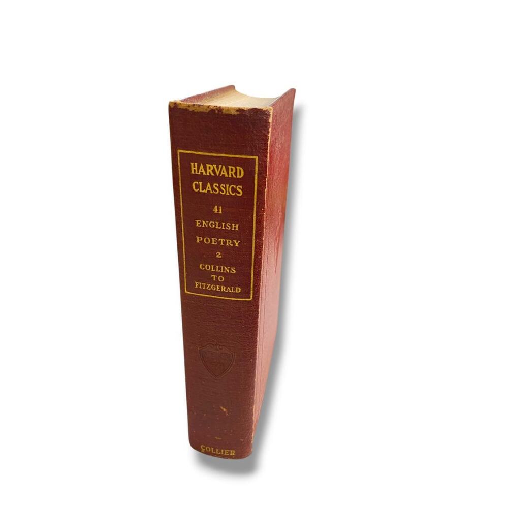Harvard Classics 41 English Poetry 2 1910 Hardcover Book Collier & Son